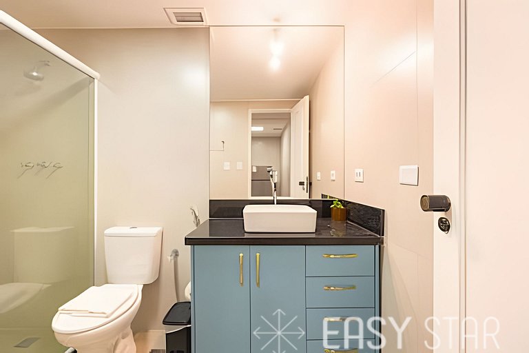 Flat moderno com vaga no Jardim Paulista