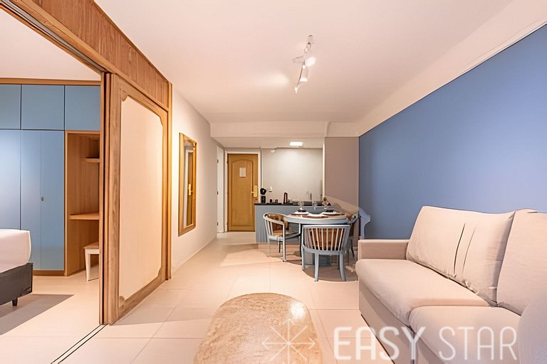 Flat moderno com vaga no Jardim Paulista