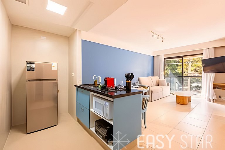 Flat moderno com vaga no Jardim Paulista