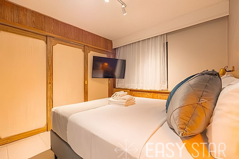 Flat moderno com vaga no Jardim Paulista