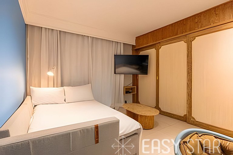 Flat moderno com vaga no Jardim Paulista