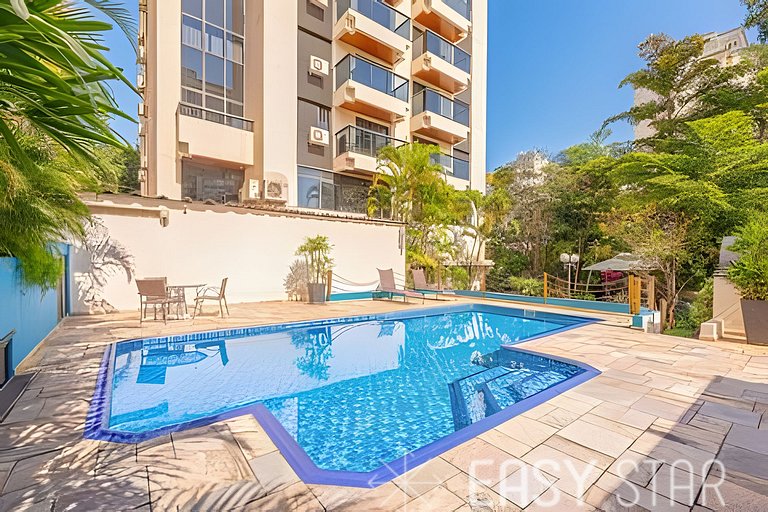 Flat moderno com vaga no Jardim Paulista