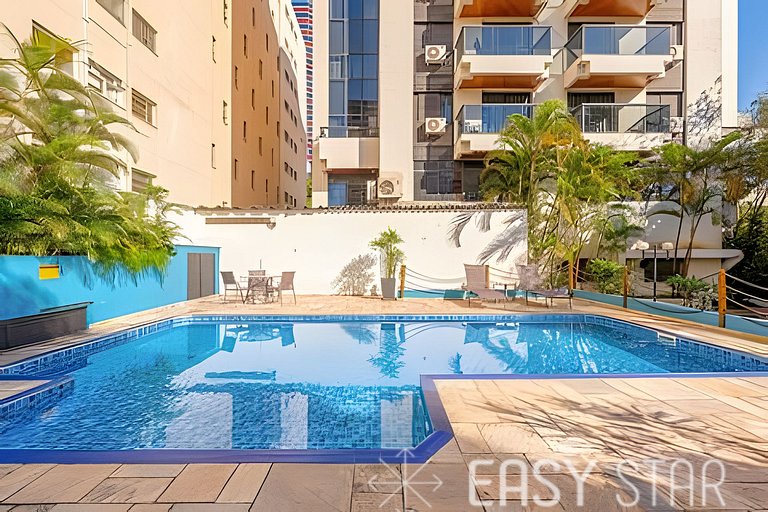 Flat moderno com vaga no Jardim Paulista