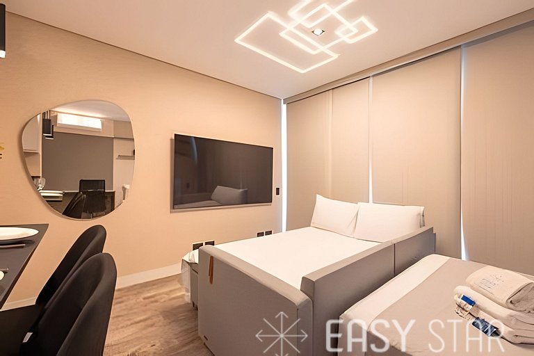 Studio aconchegante no Jockey C/vaga e Lazer