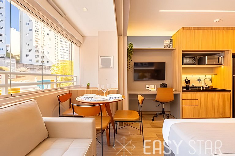 Studio aconchegante na Bela Vista Próx Av Paulista