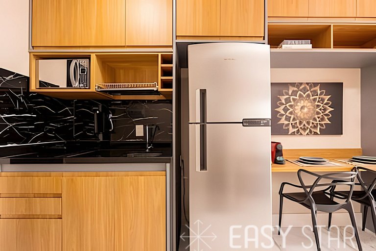 Studio aconchegante ao lado do Metrô Vila Cordeiro