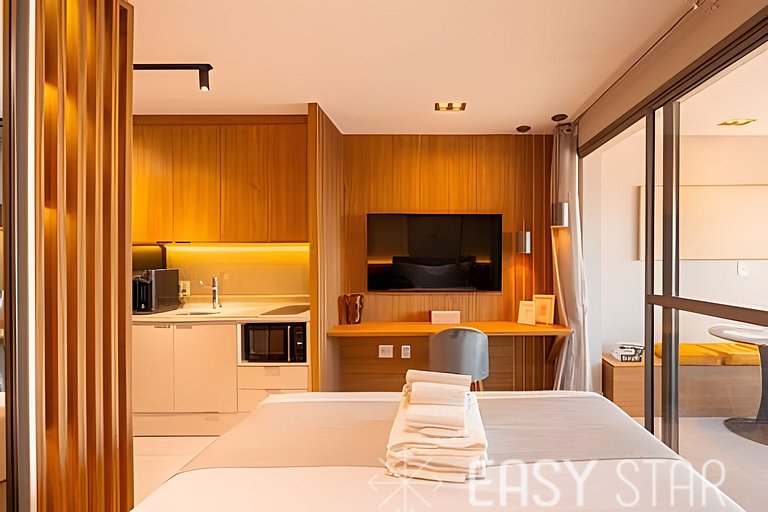 Studio Higienópolis | Novo, Elegante e Completo