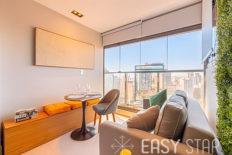 Studio Higienópolis | Novo, Elegante e Completo
