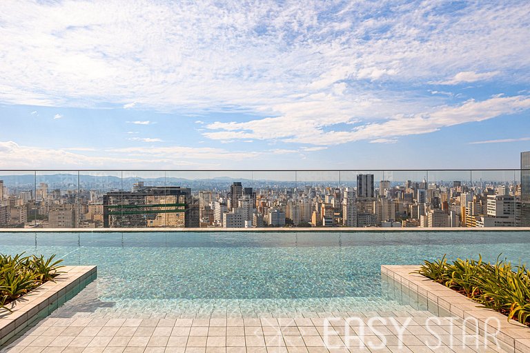 Studio Higienópolis | Novo, Elegante e Completo