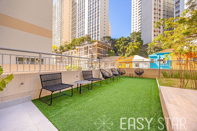 Studio aconchegante na Bela Vista Próx Av Paulista