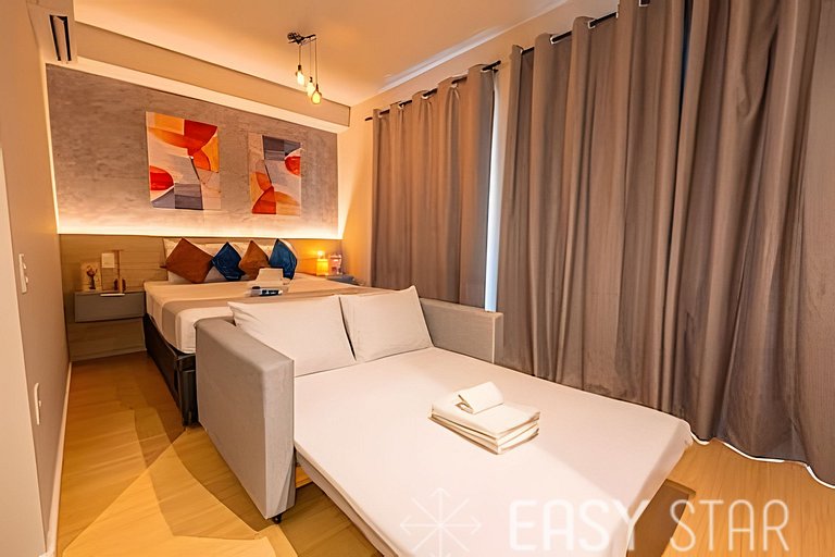 Studio para 4 hóspedes Vila Madalena 200m do Metrô