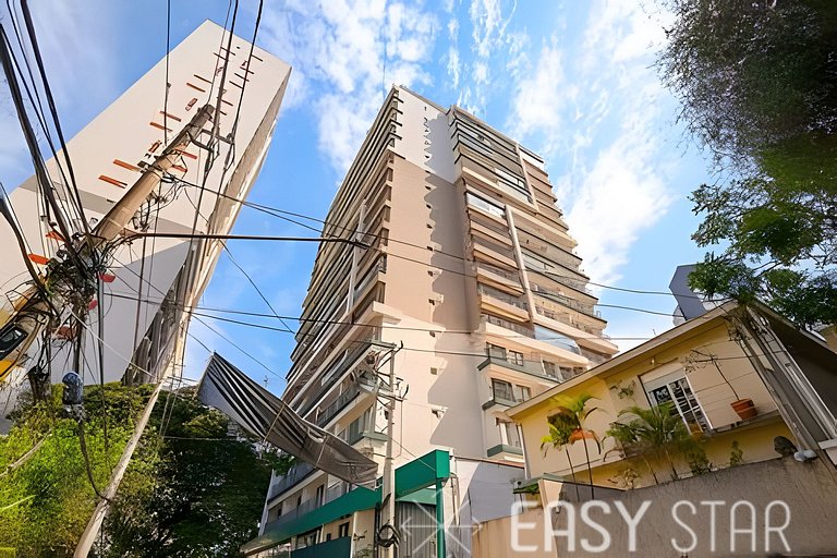 Studio para 4 hóspedes Vila Madalena 200m do Metrô