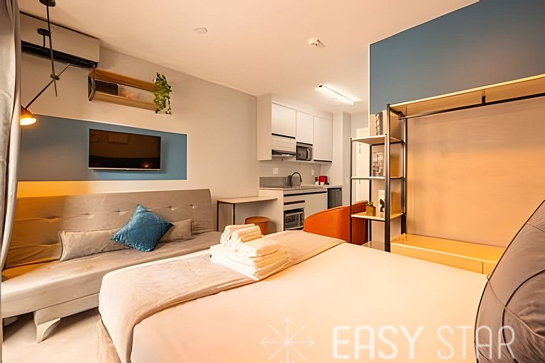 Aconchegante studio no Brooklin