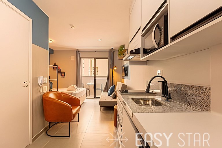 Aconchegante studio no Brooklin