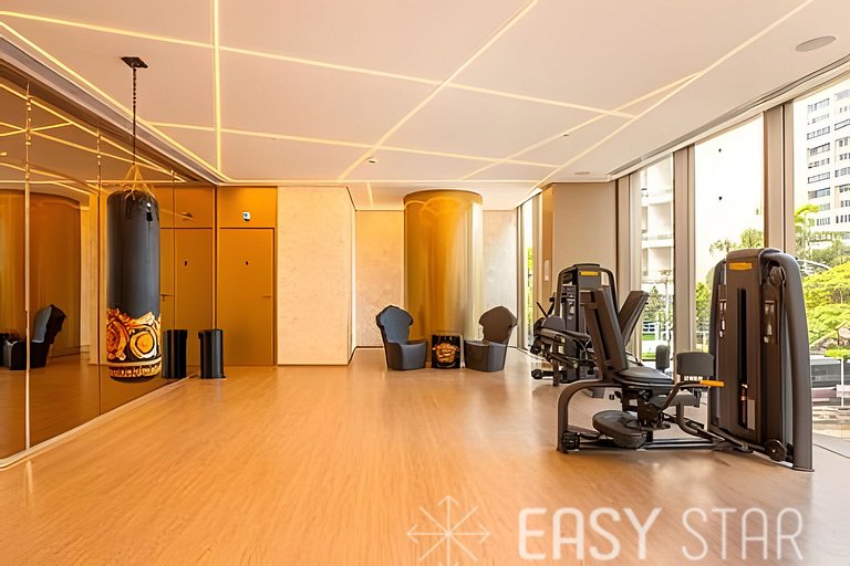 Conforto e estilo em um studio completo em São Paulo