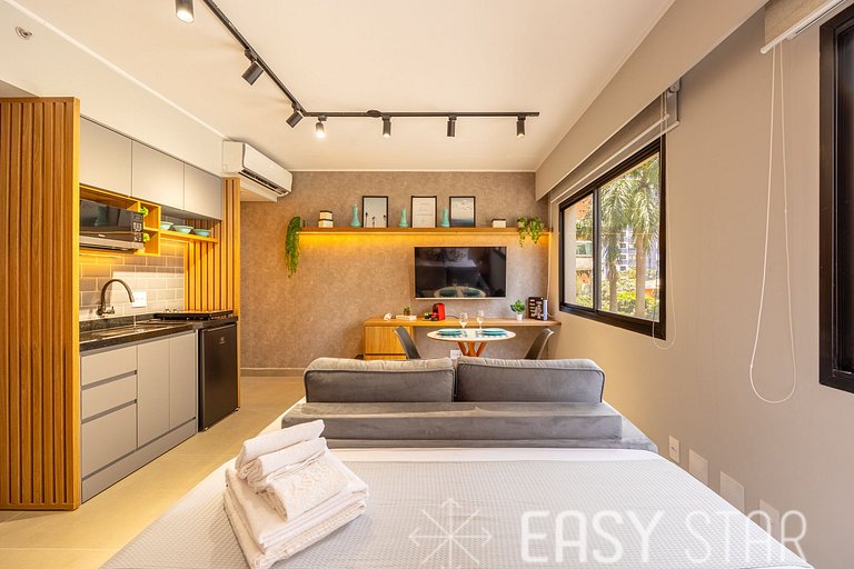 Easy Star - Lindo Flat no Slavieiro Moema - PU01I