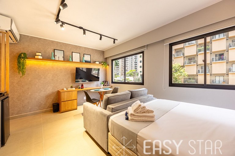 Easy Star - Lindo Flat no Slavieiro Moema - PU01I