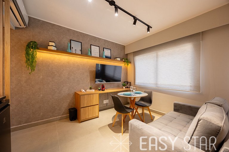 Easy Star - Lindo Flat no Slavieiro Moema - PU01I