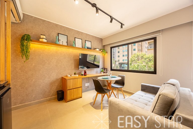 Easy Star - Lindo Flat no Slavieiro Moema - PU01I