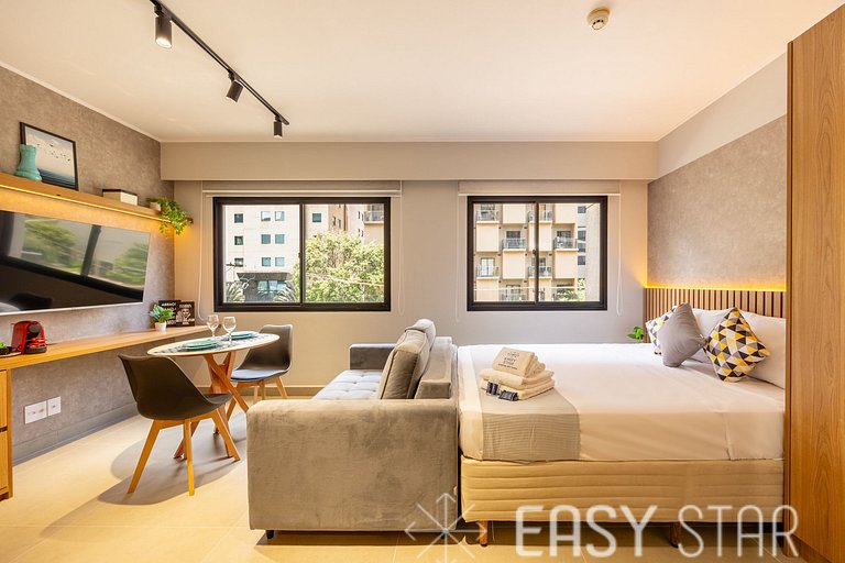 Easy Star - Lindo Flat no Slavieiro Moema - PU01I