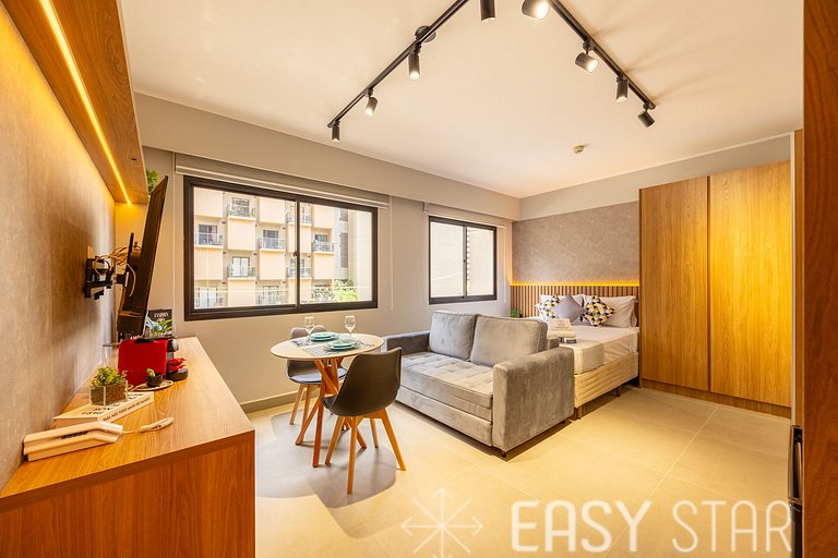 Easy Star - Lindo Flat no Slavieiro Moema - PU01I