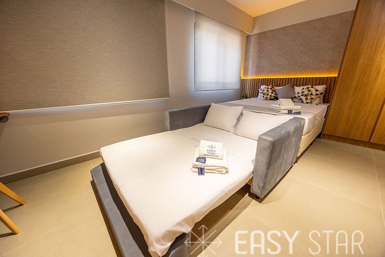 Easy Star - Lindo Flat no Slavieiro Moema - PU01I