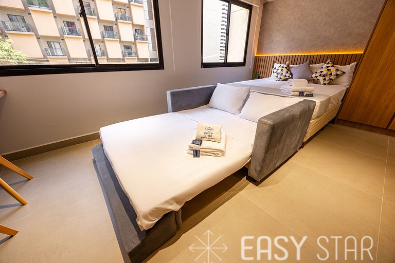 Easy Star - Lindo Flat no Slavieiro Moema - PU01I