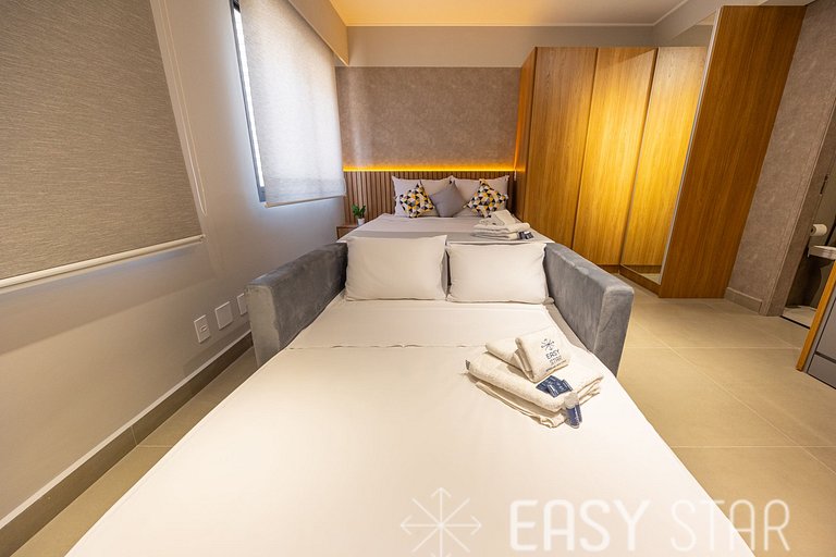 Easy Star - Lindo Flat no Slavieiro Moema - PU01I