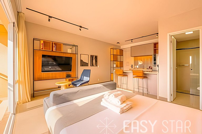Estadia Completa | Studio Charmoso C/Vaga