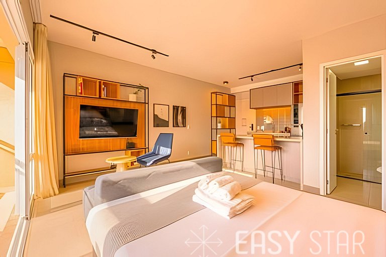 Estadia Completa | Studio Charmoso C/Vaga