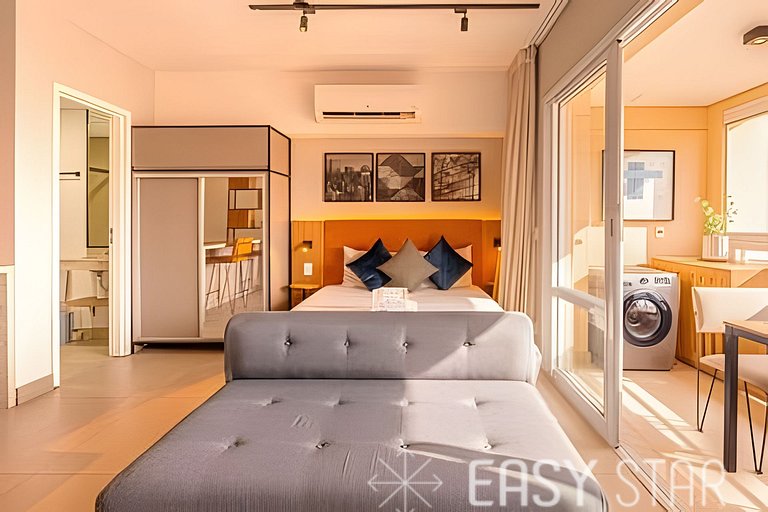 Estadia Completa | Studio Charmoso C/Vaga