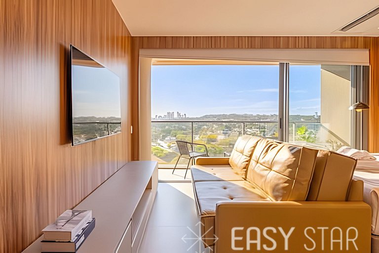 Studio Novo e Elegante no Jockey C/Vaga