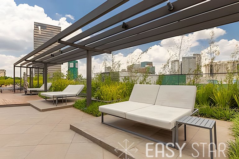 Studio Novo e Elegante no Jockey C/Vaga