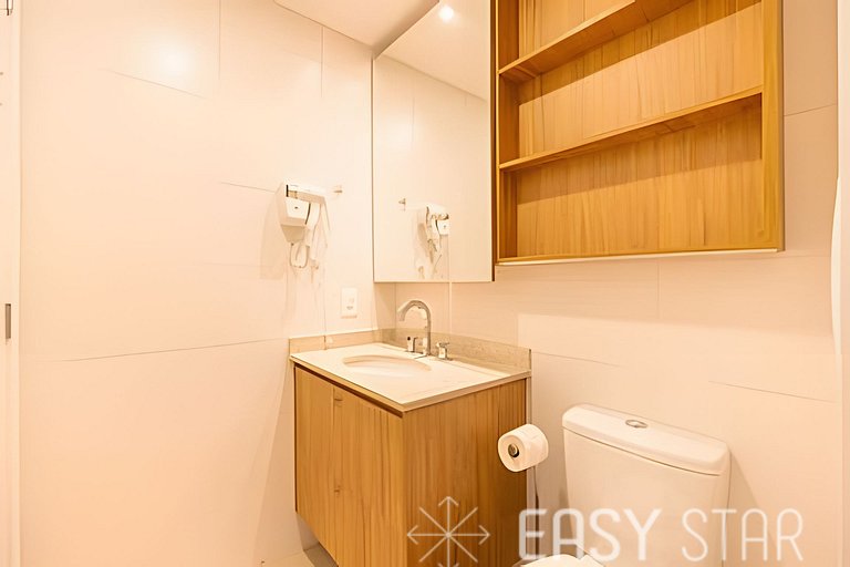 Studio moderno e conforto na Vila Clementino