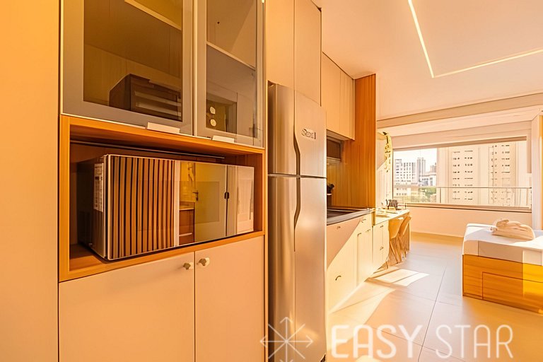 Studio moderno e conforto na Vila Clementino